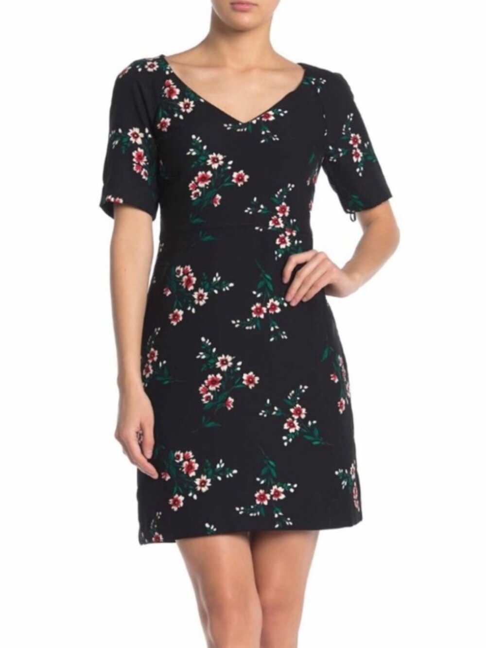 Draper James | Floral V-Neck Dress, 4